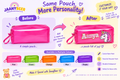Personalized Pencil Pouch for Kids | Name Printed | Waterproof